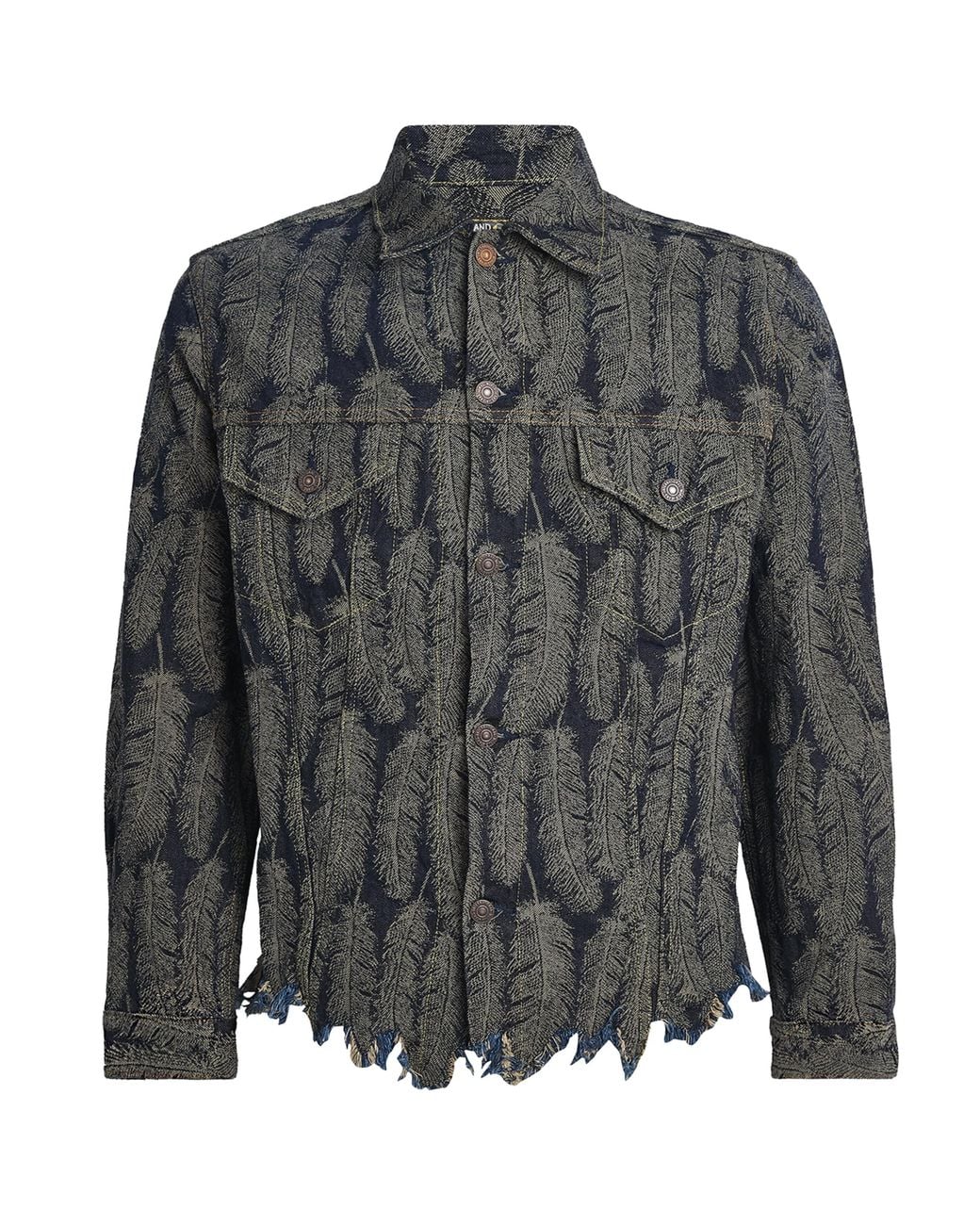Kapital Gray Magpie Denim Jacket for men