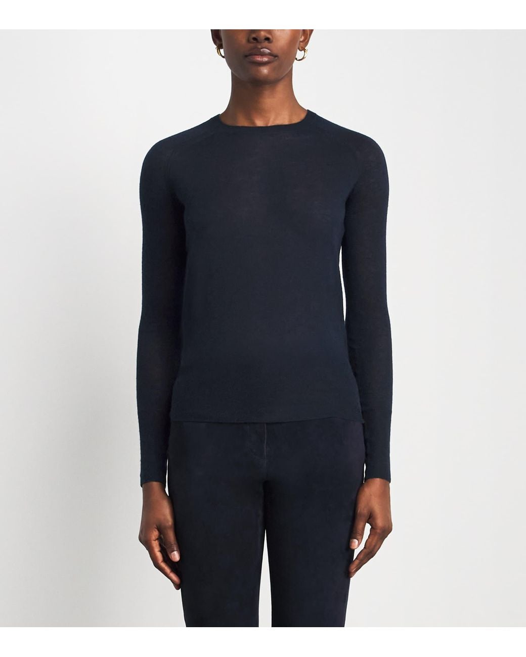 Joseph Blue Cashmere Cashair Geras Sweater