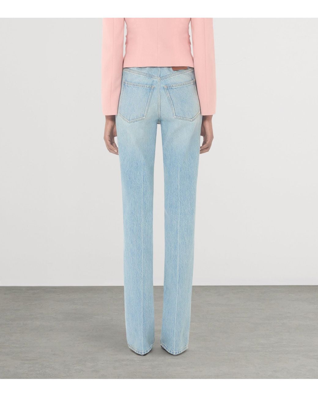 Valentino Blue Straight Leg Jeans