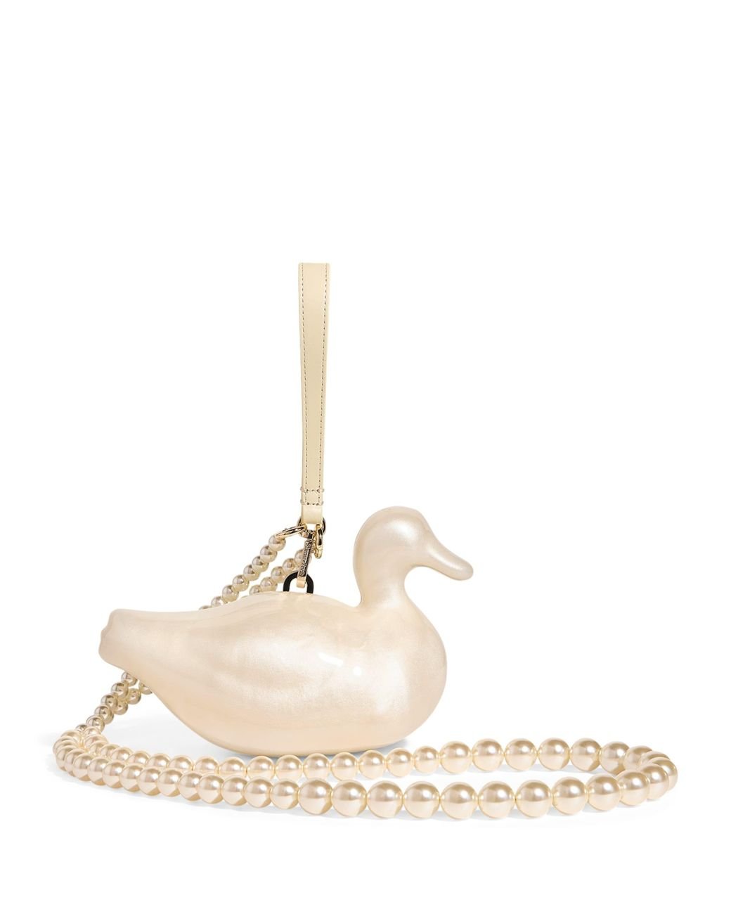 アクセサリーその他 SIMONE ROCHA Woman Jewel Sky Blue ERG4100903 DUCK EGG DUCK Simone Rocha: Women's Pearl Duck Bag (Pearl) | DSMNY E-SHOP
