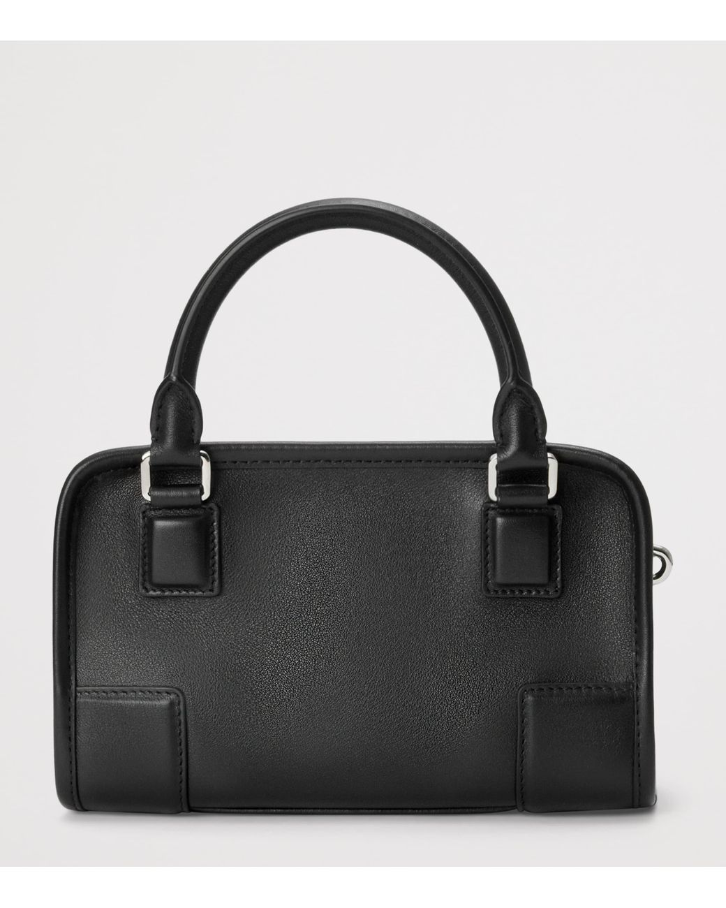 Loewe Black Mini Leather Amazona 180 Top-Handle Bag