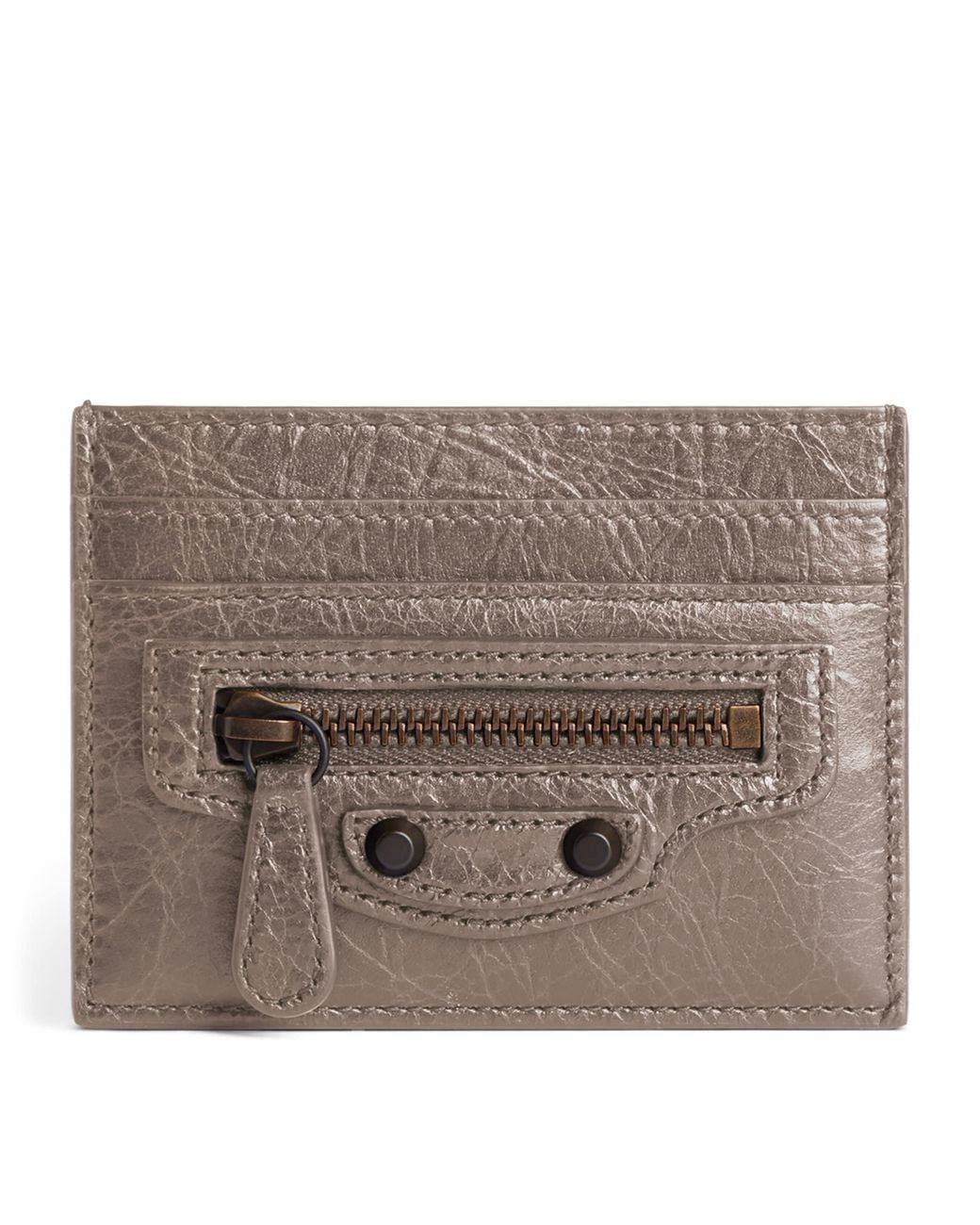 Balenciaga Brown Leather Le City Card Holder