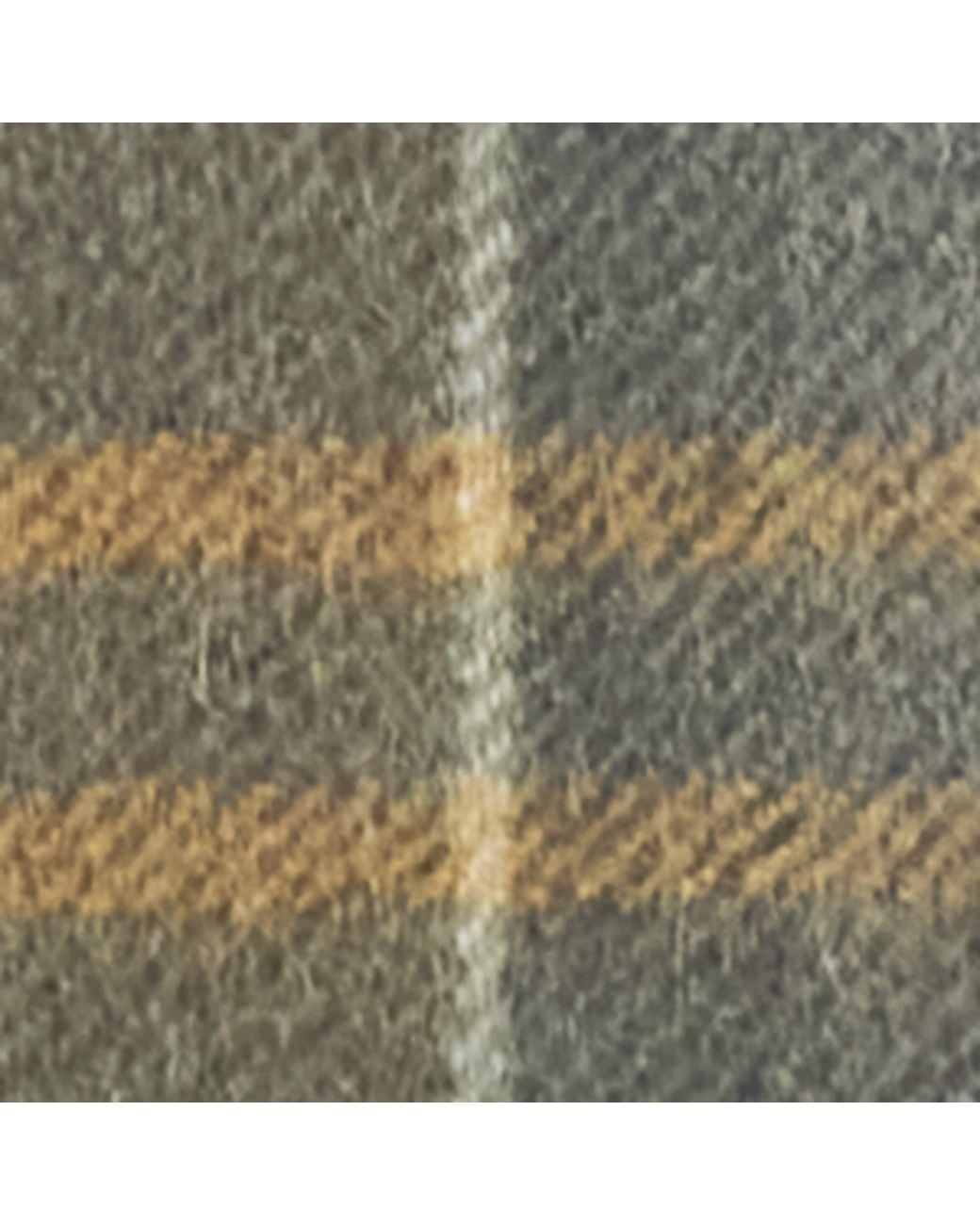 Barbour Gray Cashmere Tartan Scarf for men