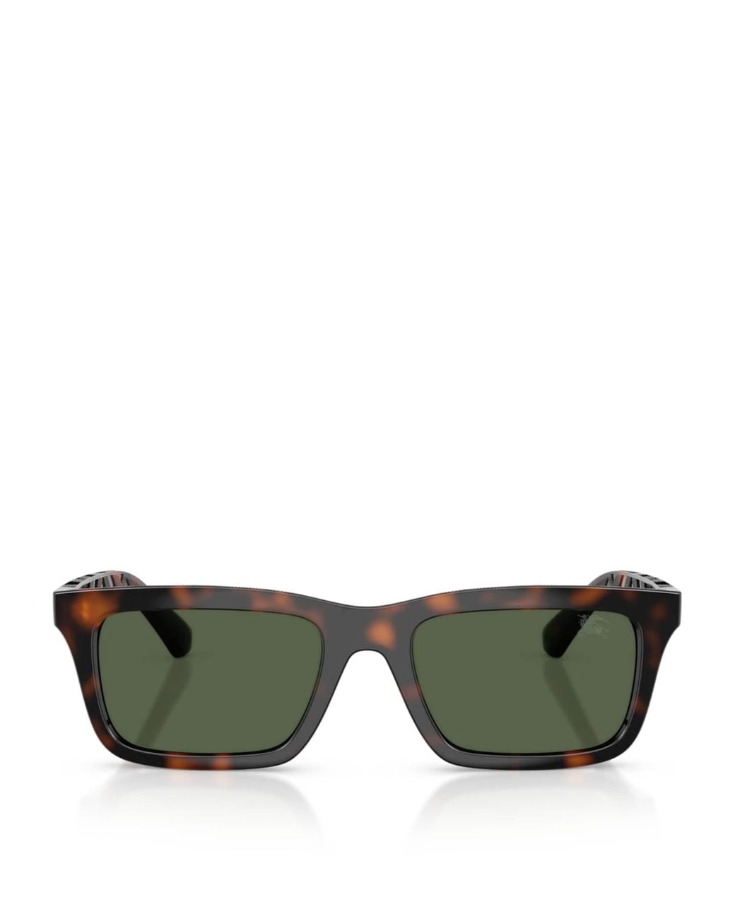 Burberry Green Injected Be4475U Rectangle Sunglasses for men