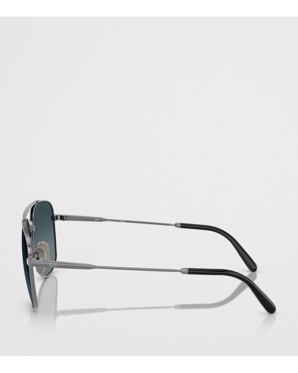 Ray-Ban Gray Titanium William Square Sunglasses