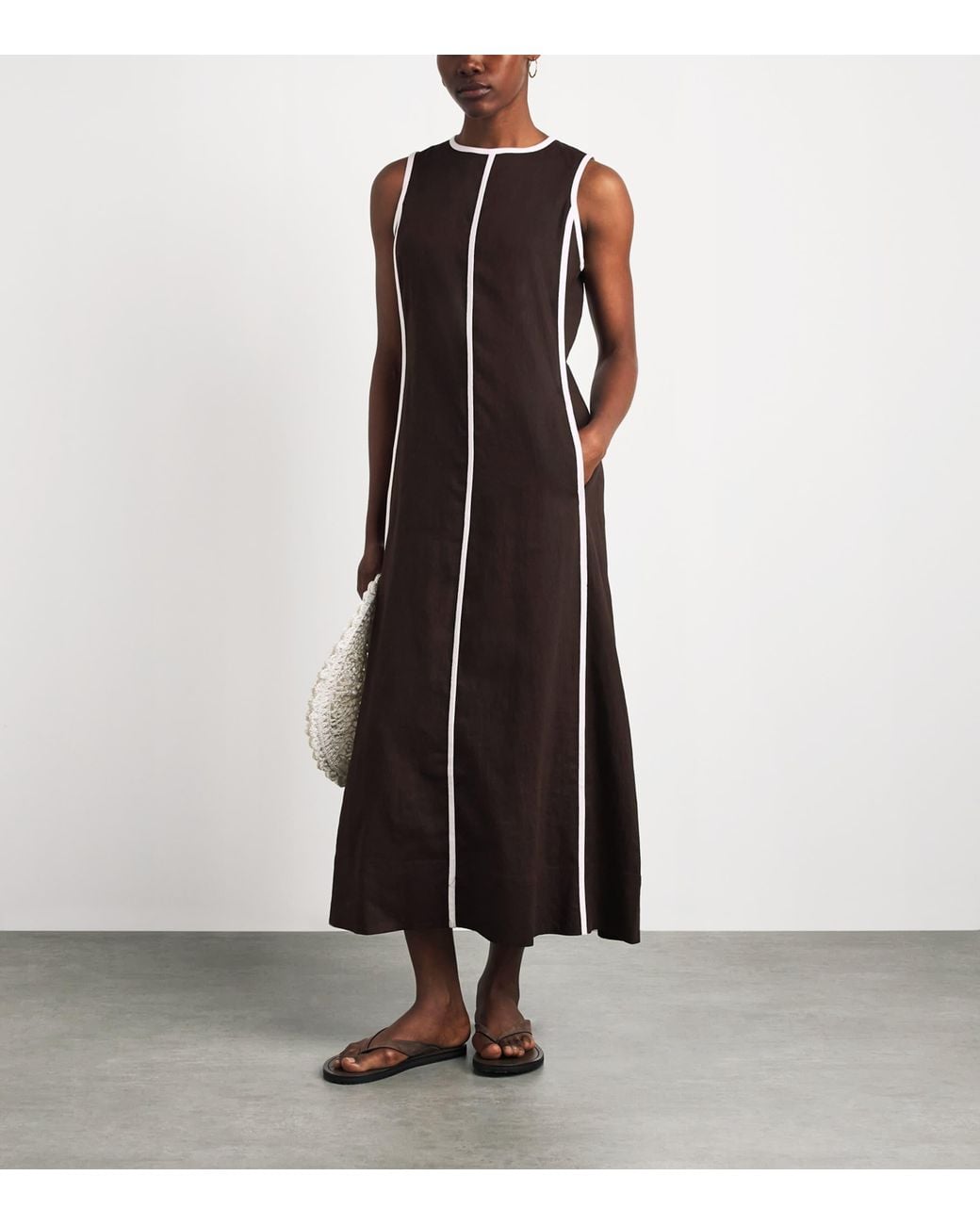 ME+EM Purple Effortless Maxi Dress
