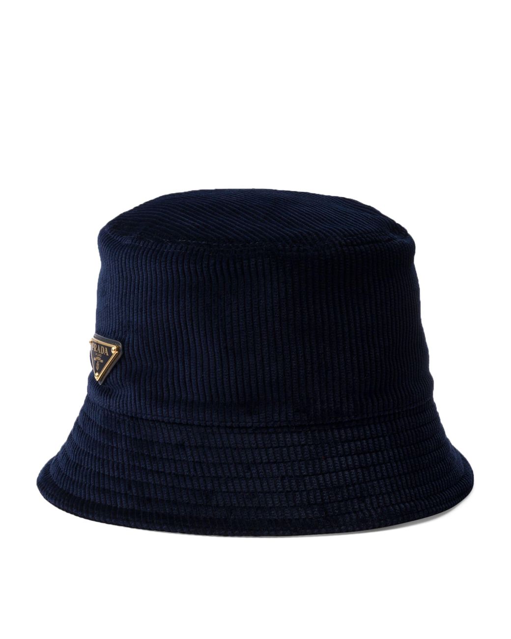 Prada Blue Corduroy Bucket Hat