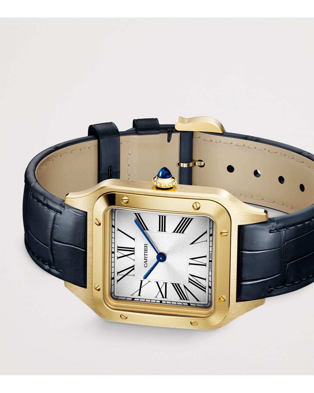 Cartier Blue Extra Large Santos-Dumont Watch for men