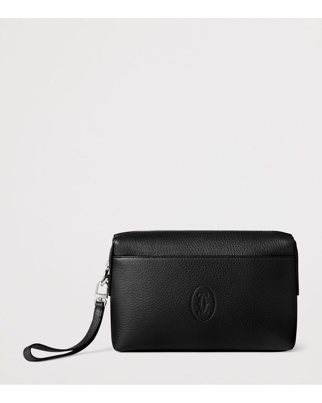 Cartier Black Small Calfskin Must De Pouch for men