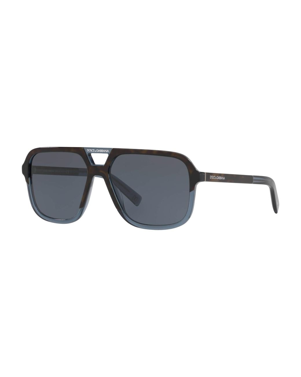 Dolce & Gabbana Blue Acetate Angel Sunglasses for men
