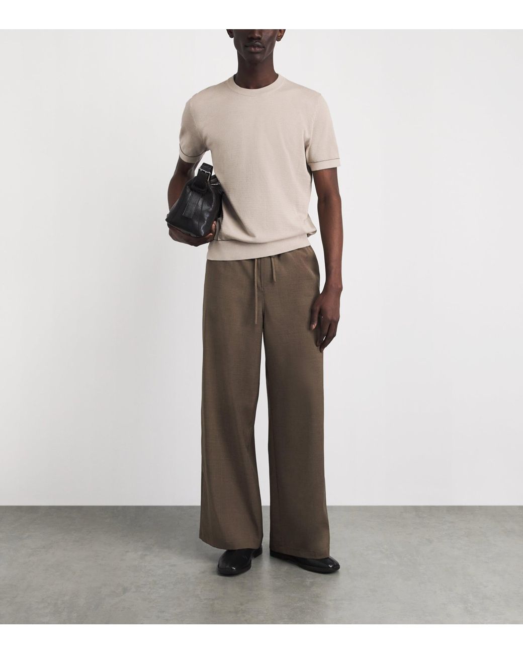 Brioni White Sea Island Cotton T-Shirt for men