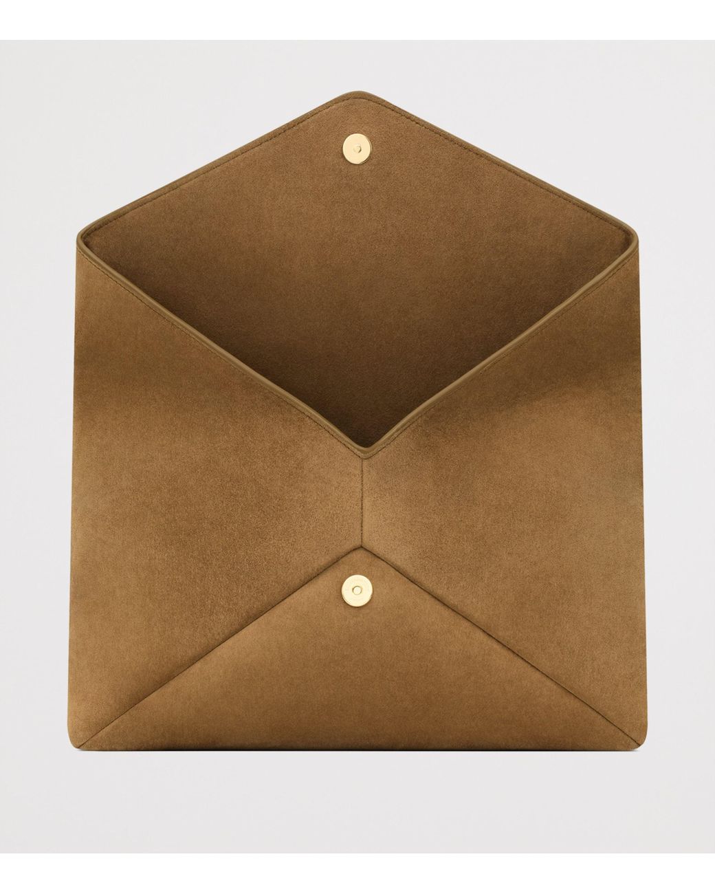 Saint Laurent Natural Cassandre Large Envelope Pouch