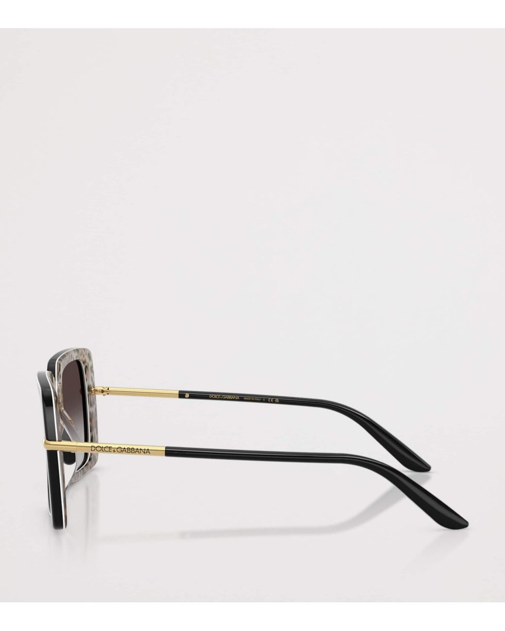 Dolce & Gabbana Brown Acetate Dg4481 Dna Square Sunglasses