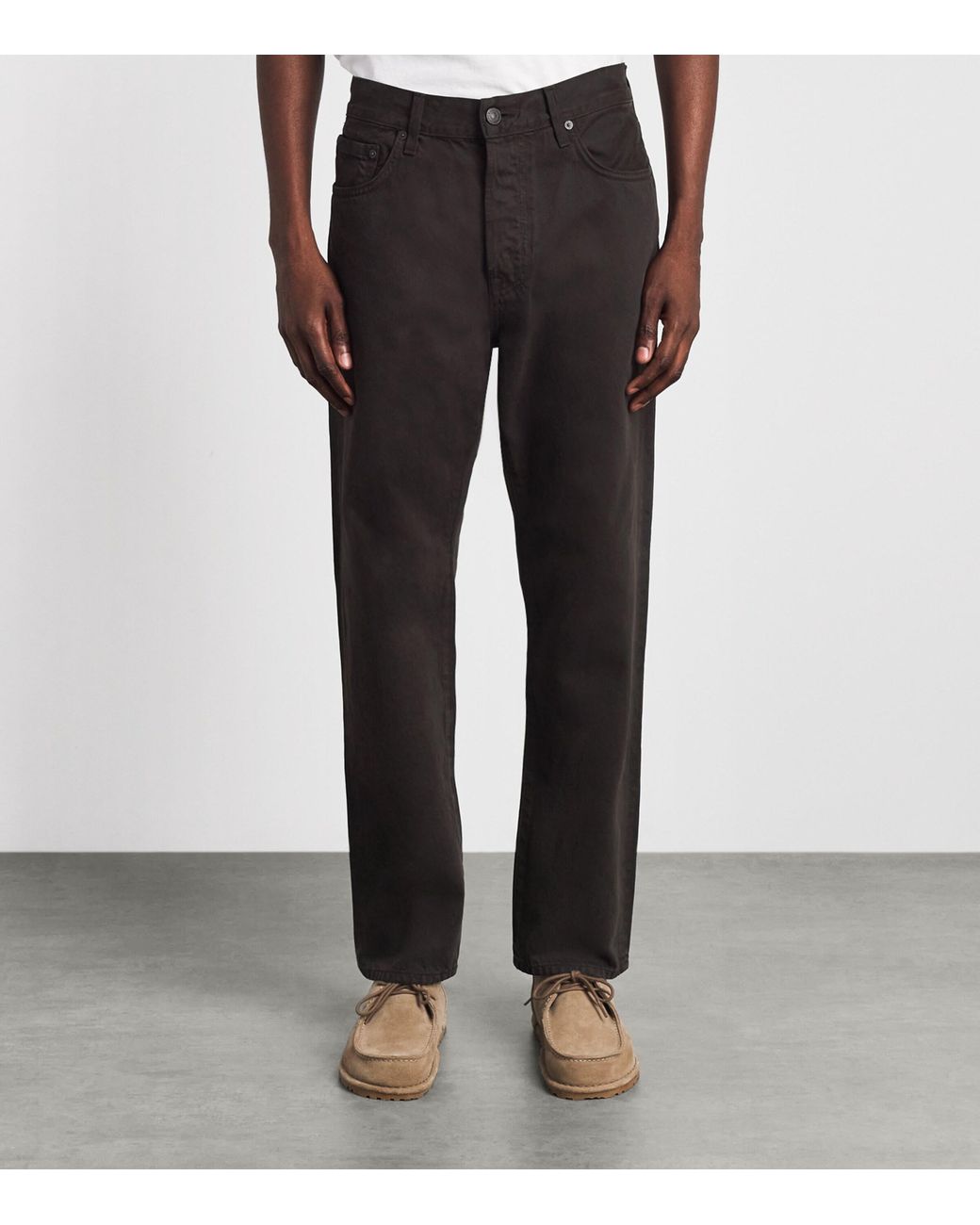 Citizens of Humanity Gray Twill Beau Straight Jeans for men