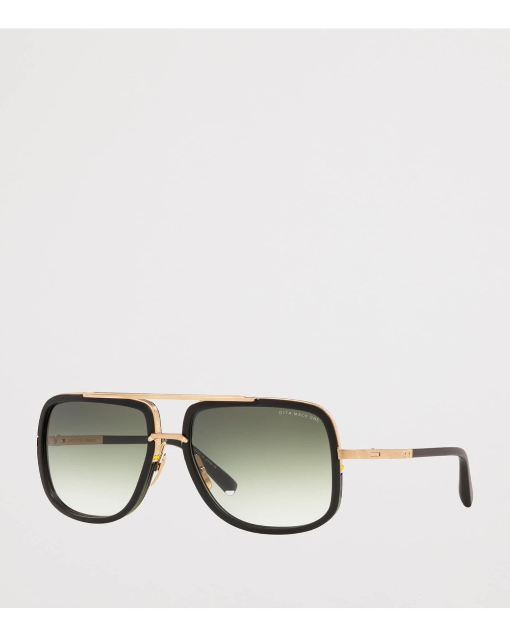Dita Eyewear Green Mach-One Square Sunglasses