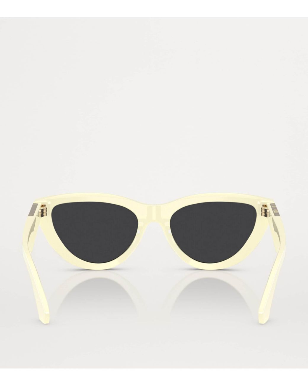 Burberry Gray Acetate Cat Eye Sunglasses