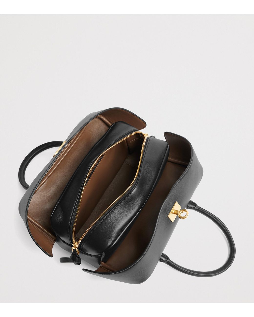 Balenciaga Black Lambskin Le 7 Top-Handle Bag