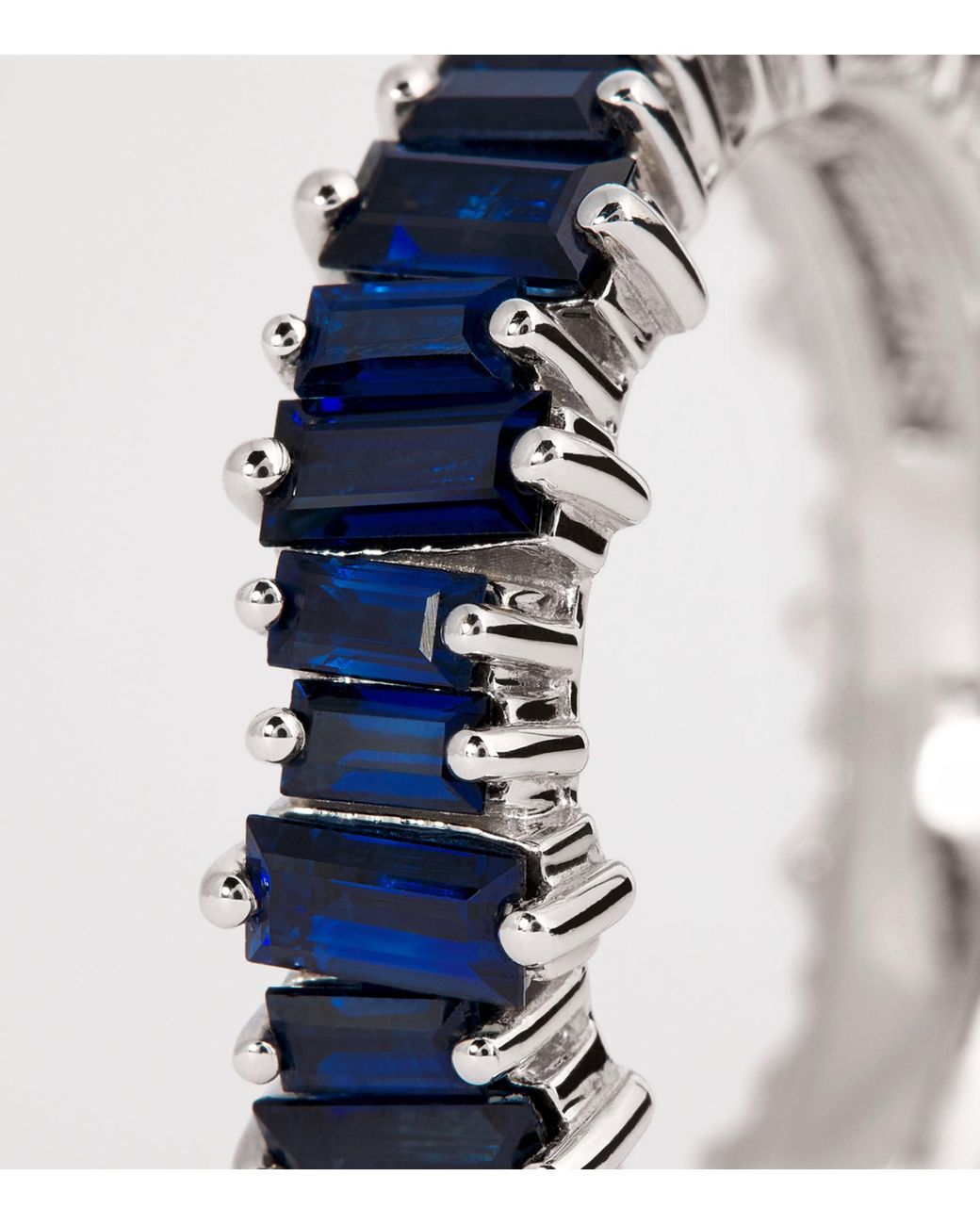 Suzanne Kalan Blue And Sapphire Bold Eternity Ring
