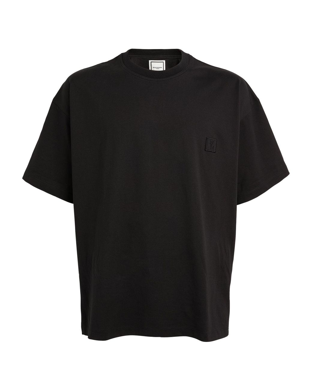 【Wooyoungmi】 Luminous Jellyfish Back Logo T-Shirt Black Wooyoungmi Black Luminous Jellyfish T-Shirt Wooyoungmi