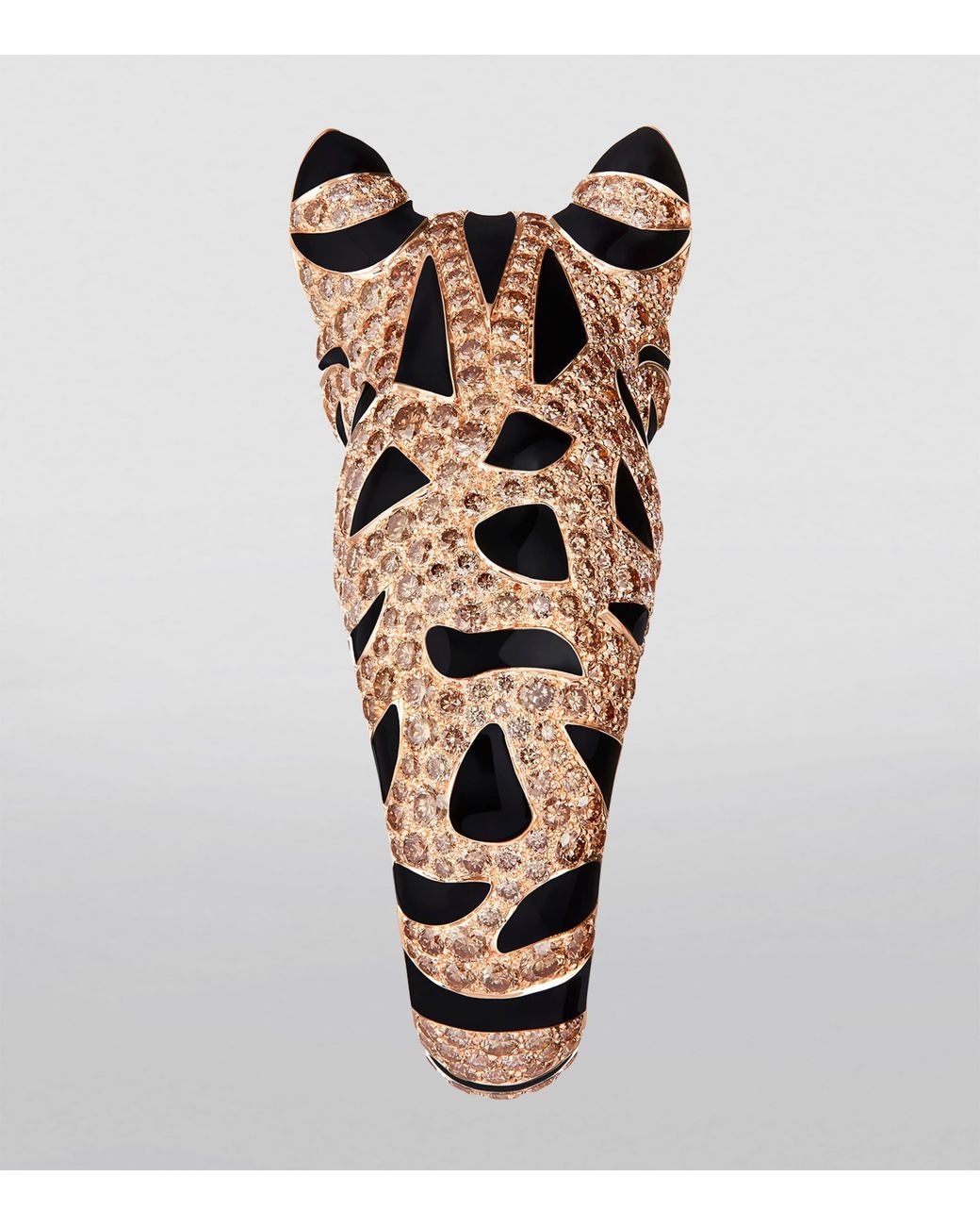 Boucheron Multicolor Diamond And Emerald Fuzzy The Leopard Cat Ring