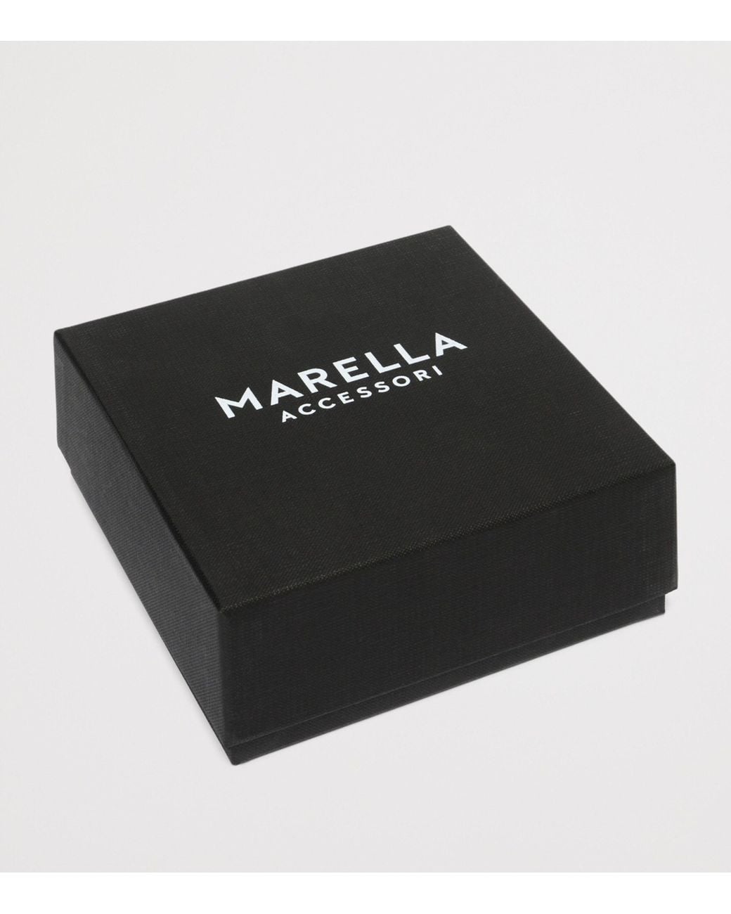 Marella White Leather Leopard Print Belt