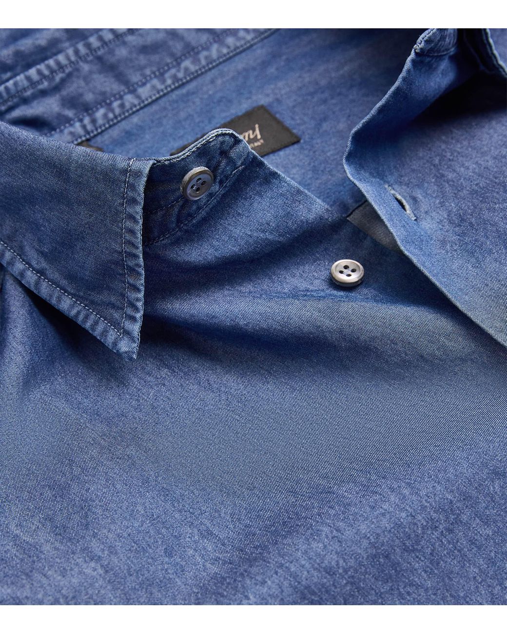 Brioni Blue Denim Shirt for men
