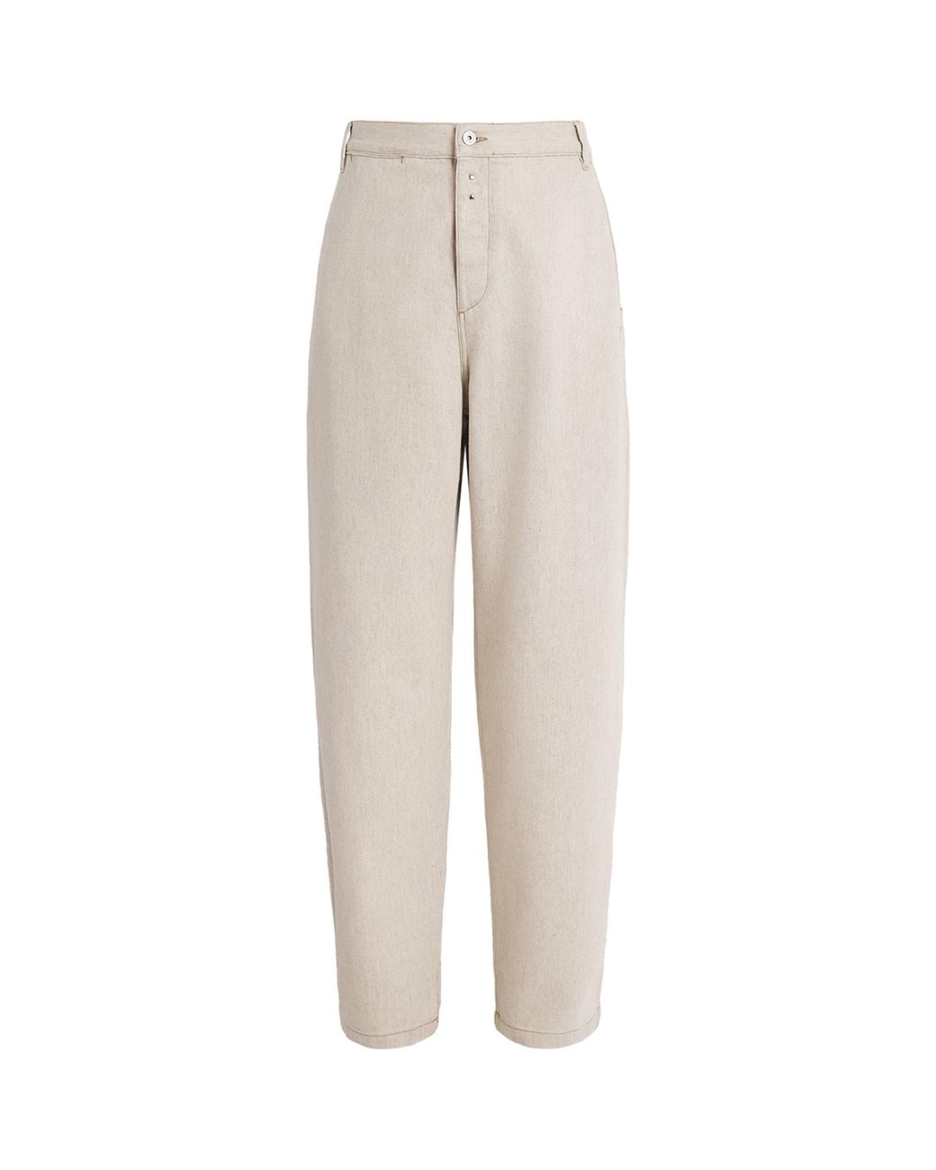 Jacquemus White Paysan De-Nîmes Wide-Leg Denim Trousers for men