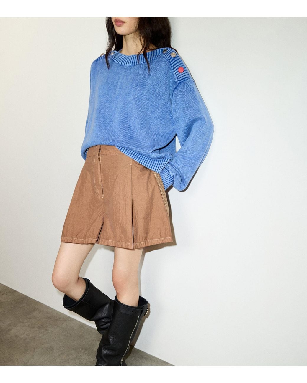 MAX&Co. Natural Bermuda Shorts