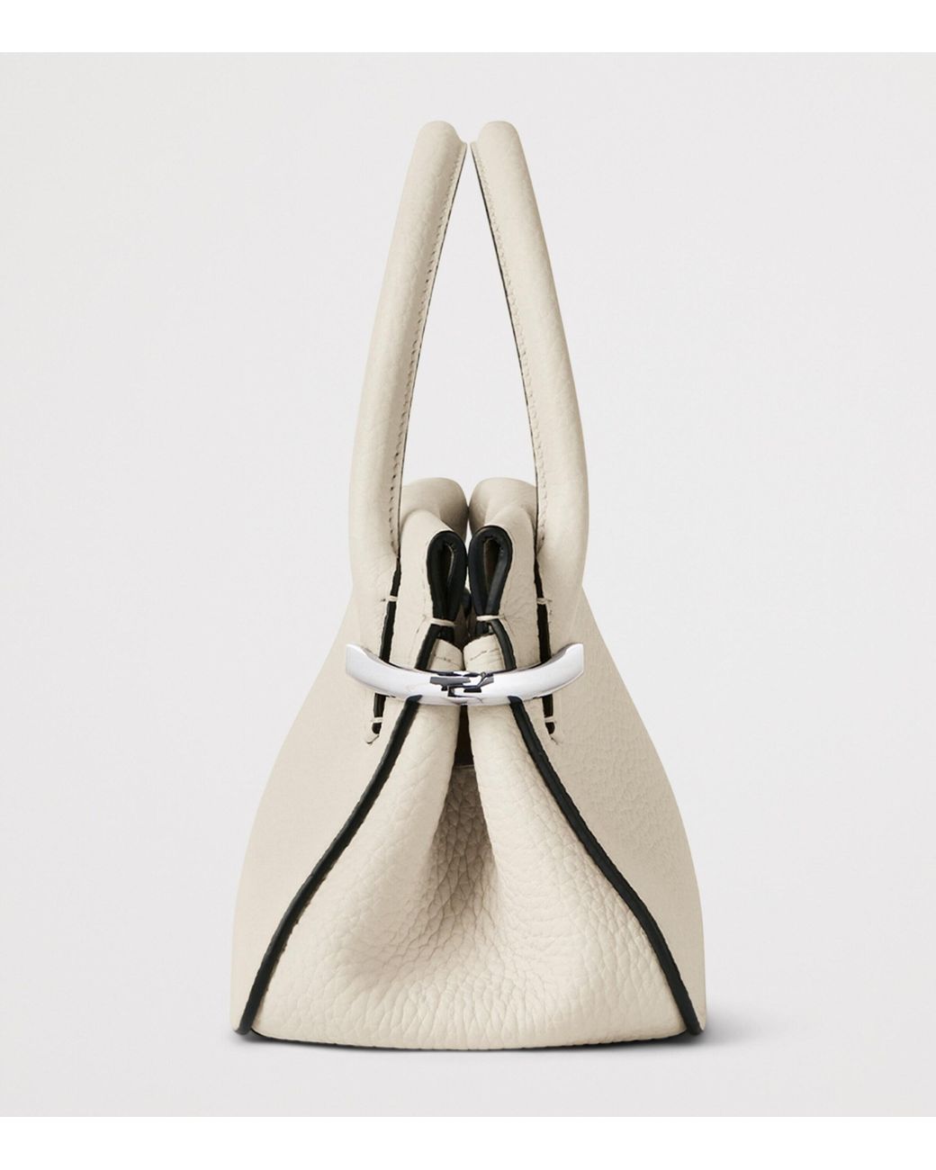 Givenchy Natural Mini Leather Pinch Top-Handle Bag