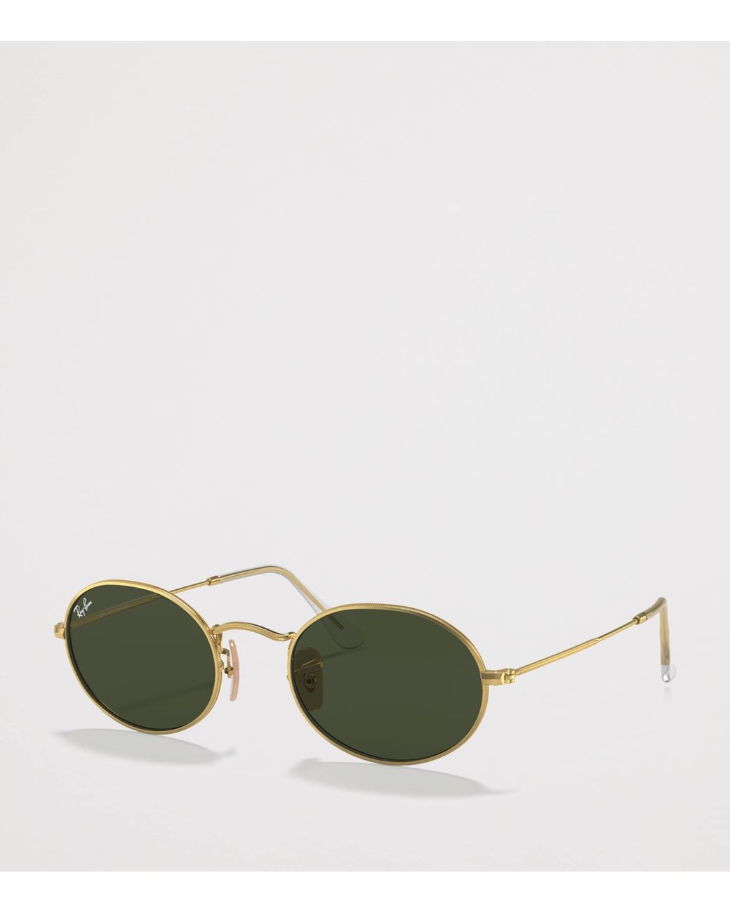 Ray-Ban Green Rb3547 Oval Metal Sunglasses