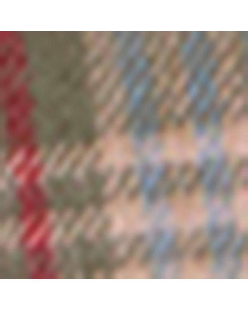 Mulberry Red Small Merino Check Scarf