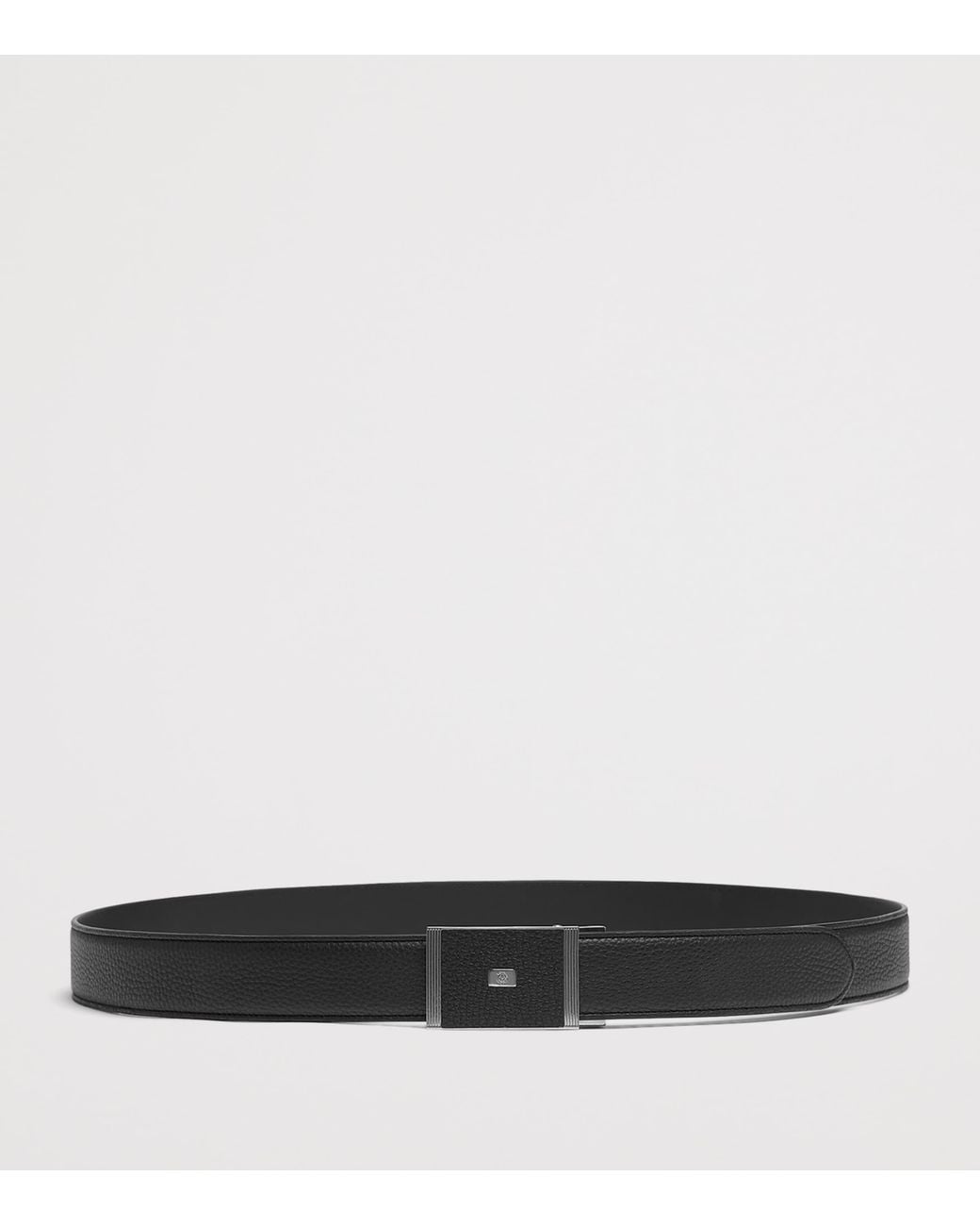Dunhill Black Grained Leather Belt for men