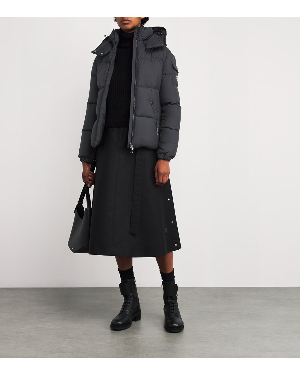 Moncler Black Down Water-Resistant Fourmines Jacket
