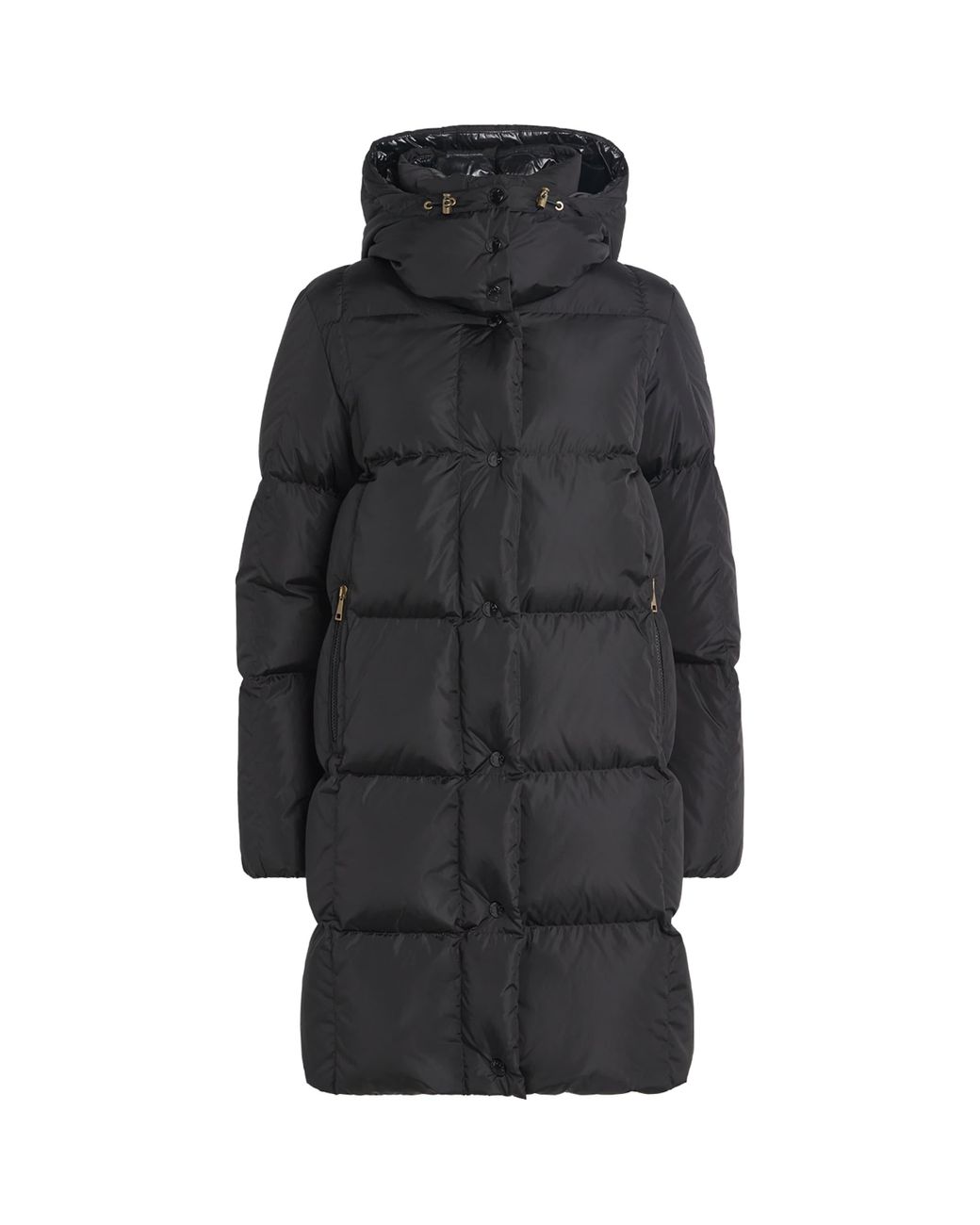 Moncler Black Down Litte Long Coat