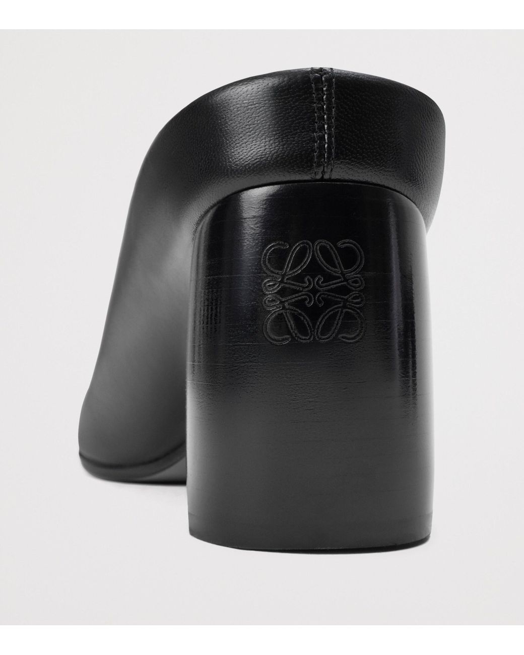 Loewe Black Lambskin Oval Mules 70