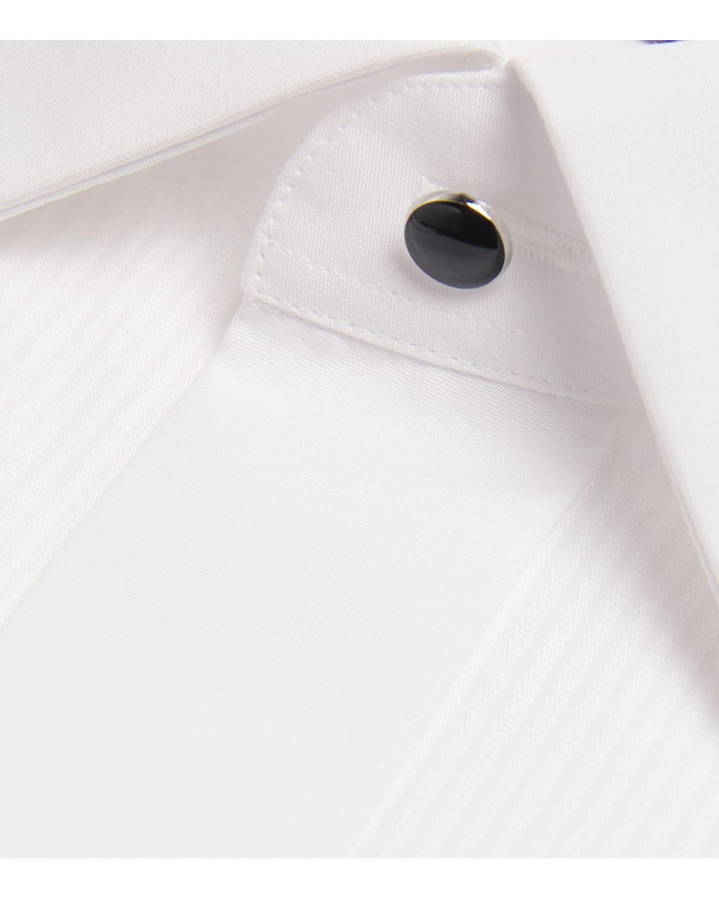 Canali White Cotton Ceremony Dress Shirt for men
