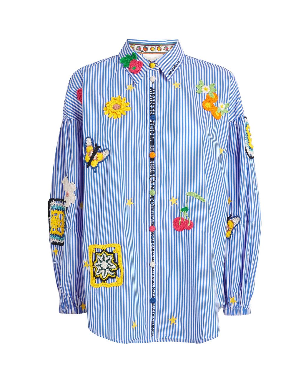 Camilla Blue Cotton Magic Of The Mercado Shirt