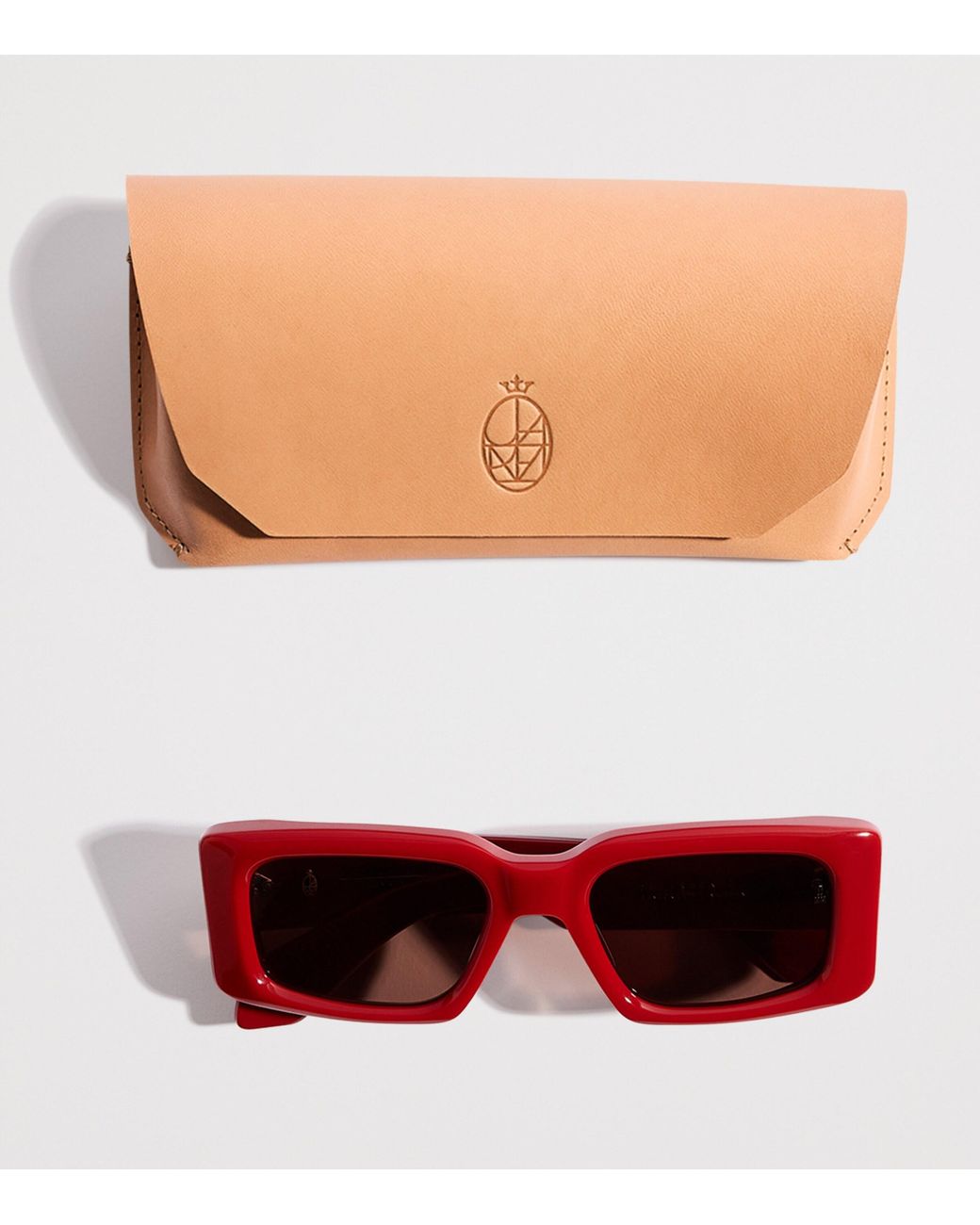 Jacques Marie Mage Red Acetate Supersonic Sunglasses for men