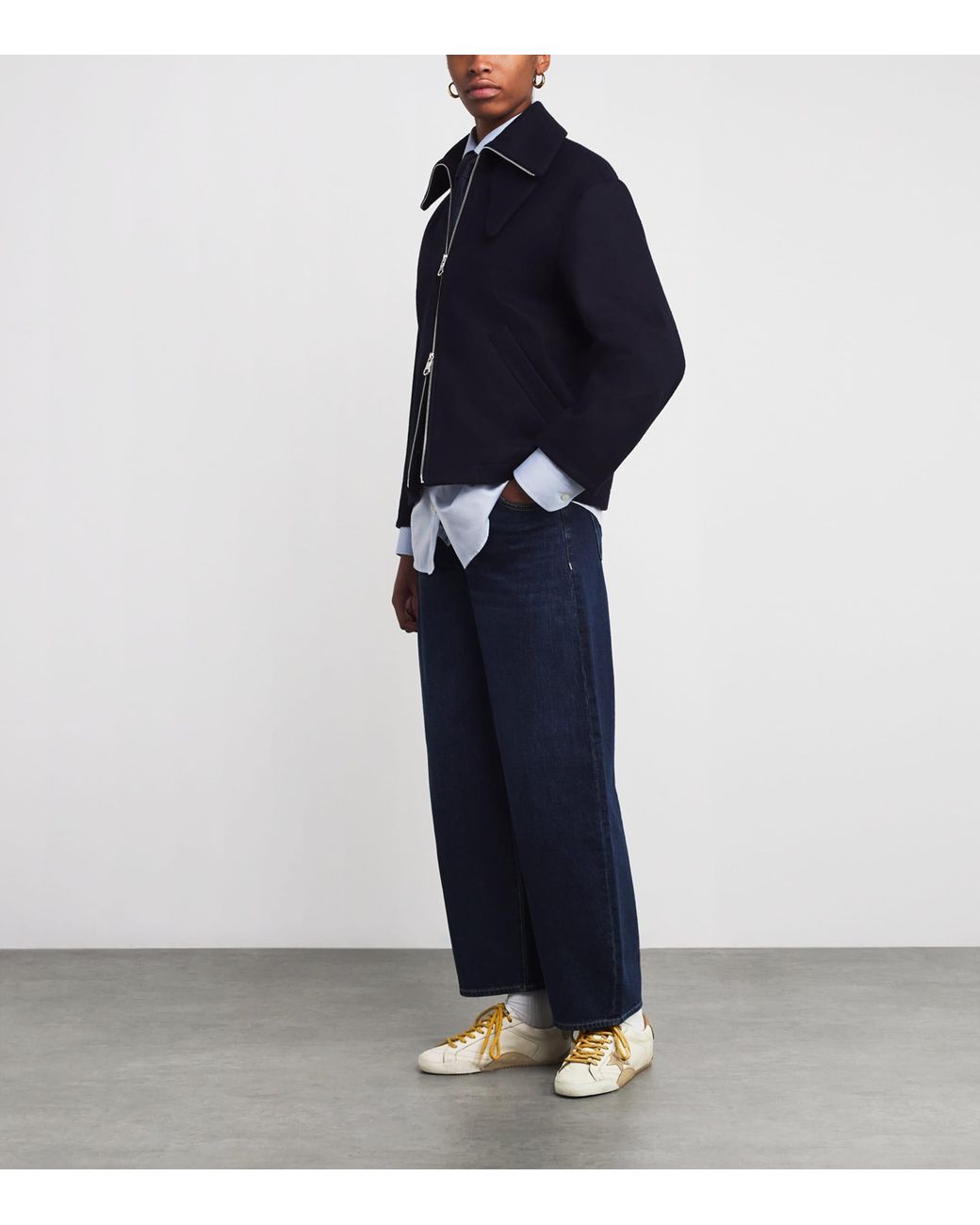 Golden Goose Deluxe Brand Natural Leather True Star Sneakers