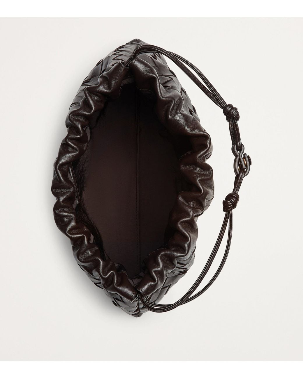 Bottega Veneta Brown Leather Dustbag Shoulder Bag