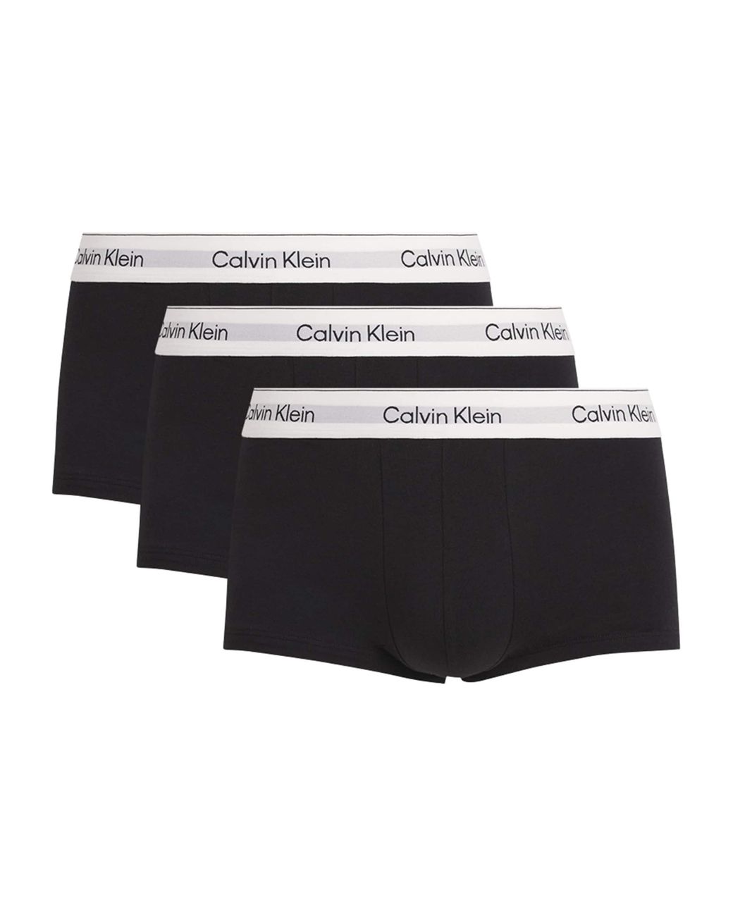 Calvin Klein Black Stretch-Cotton Low Rise Icon Boxer Briefs for men