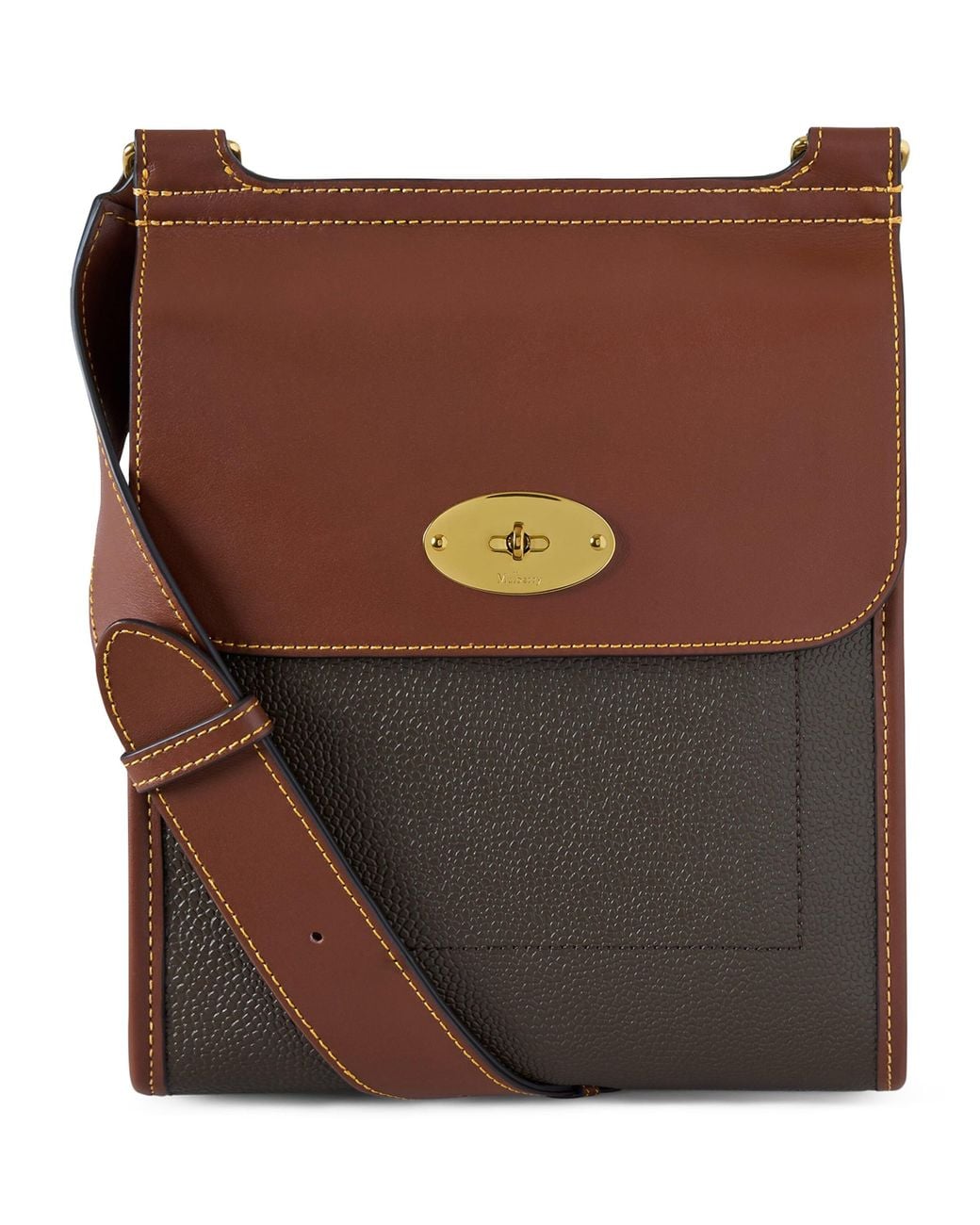 Mulberry Brown Small Antony Cross-Body Bag for men