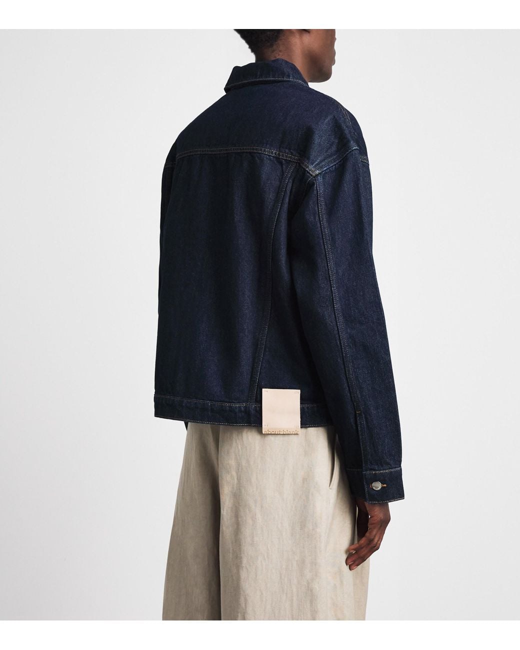 About Blank Blue Boxy Denim Jacket for men