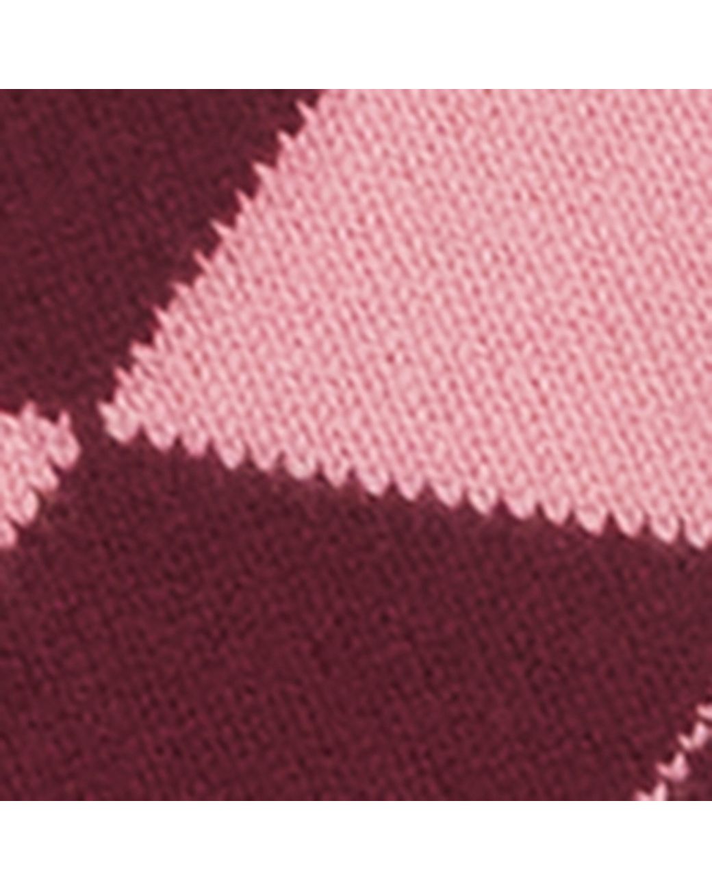TBCo Red Merino Wool Arygle Triangle Scarf