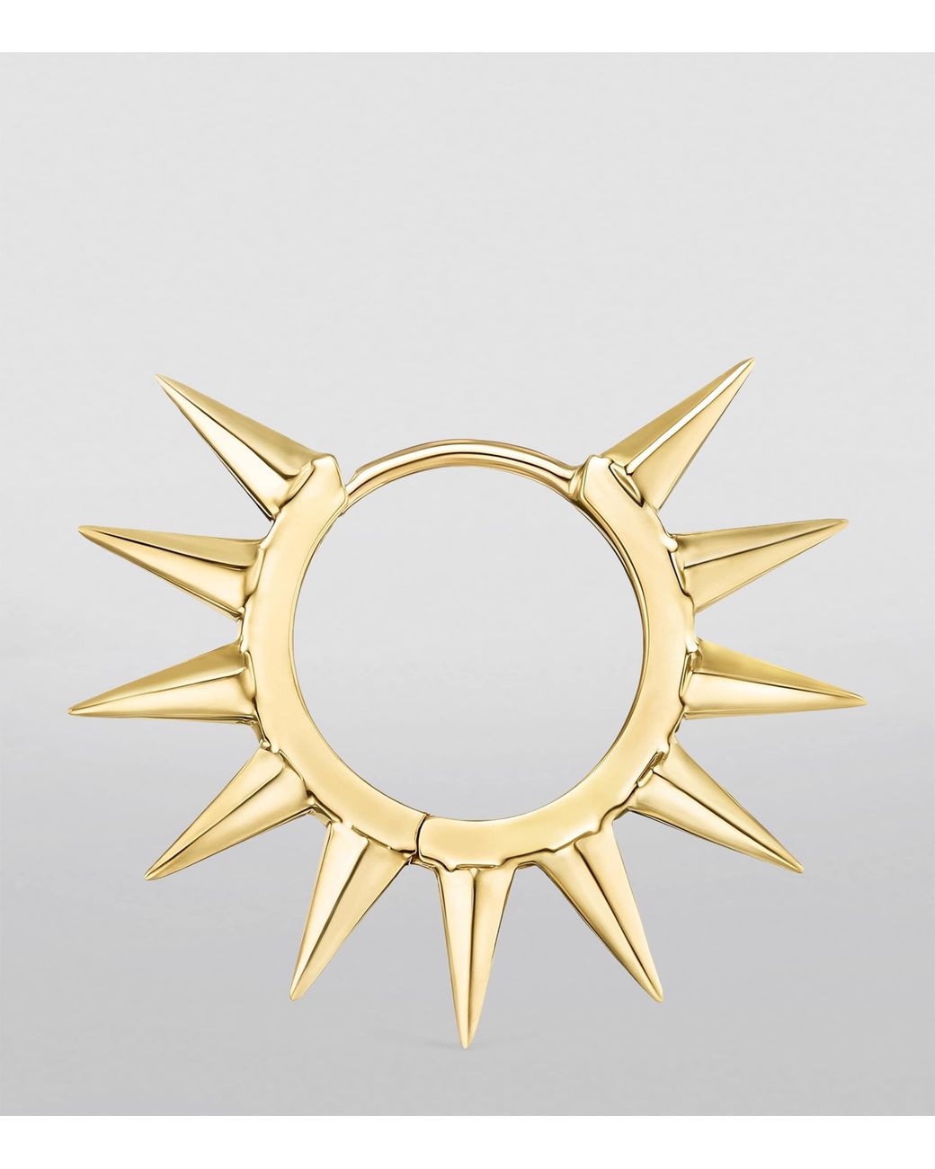 Maria Tash Metallic Metal Mohawk Hoop Earring