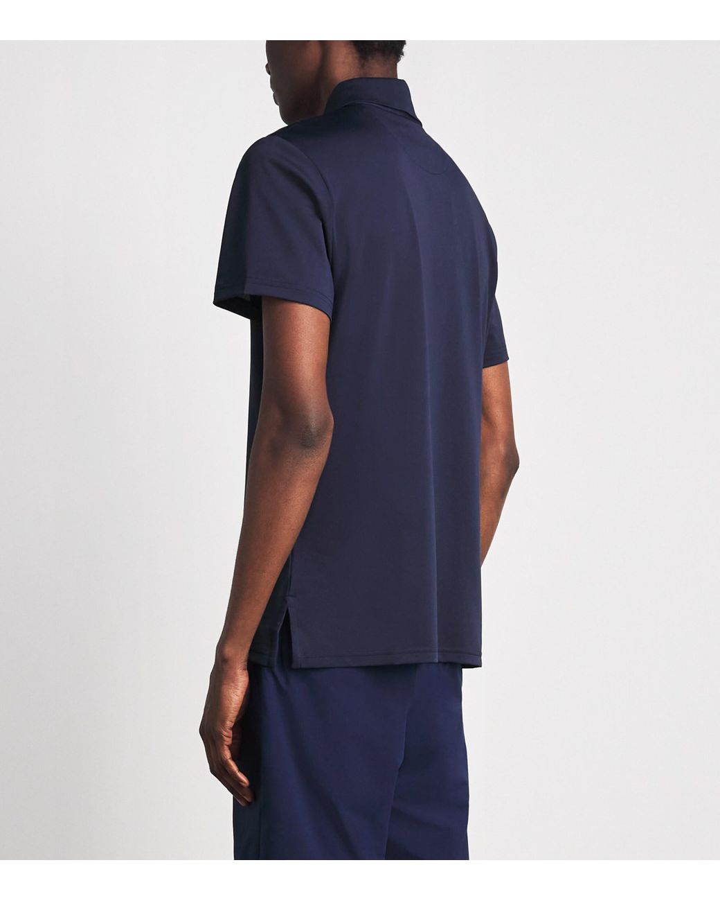 Ralph Lauren Blue Tailored-Fit Polo Bear Performance Polo Shirt for men