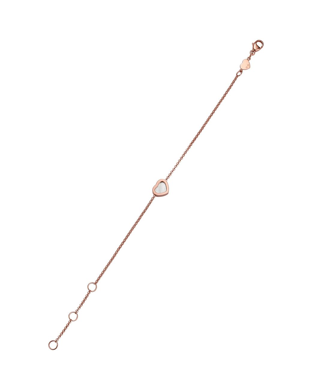 Chopard Metallic And Mother-Of-Pearl My Happy Hearts Bracelet