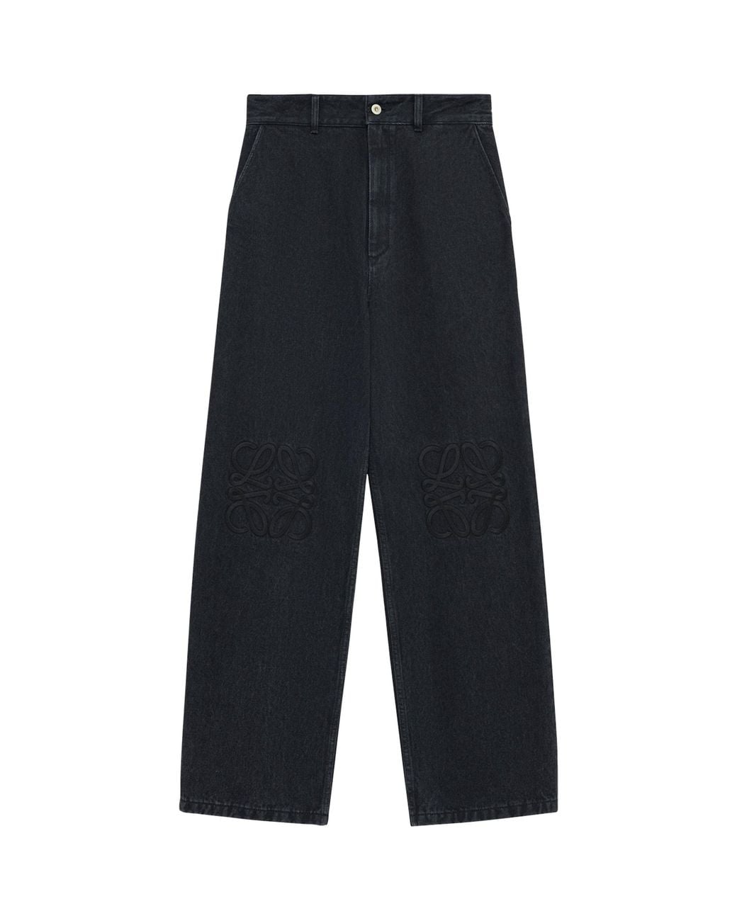 Loewe Blue Anagram Baggy Jeans