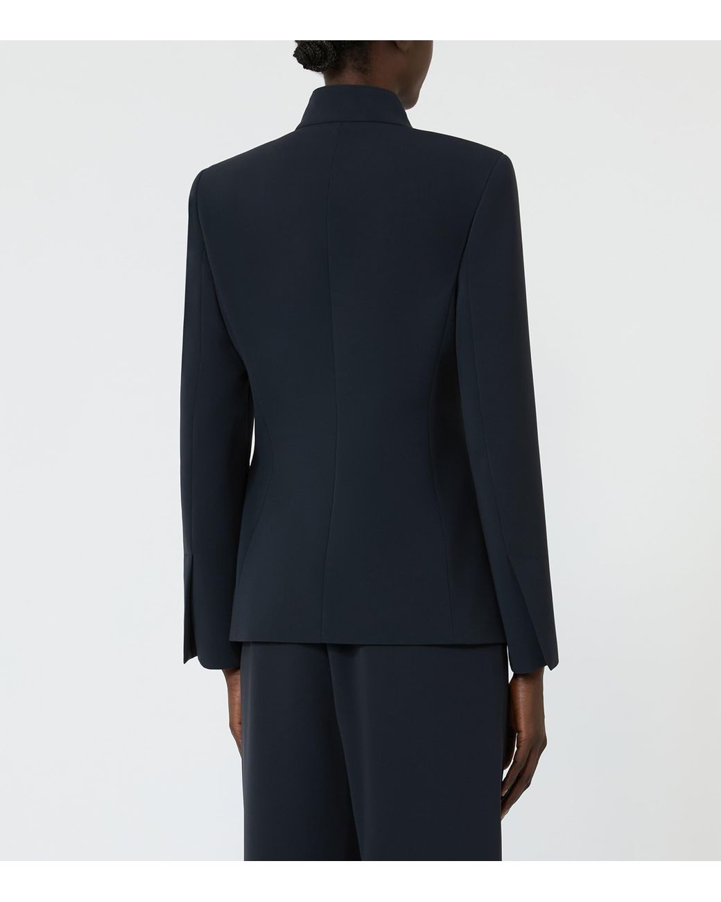 Max Mara Blue Sash-Tie Blazer