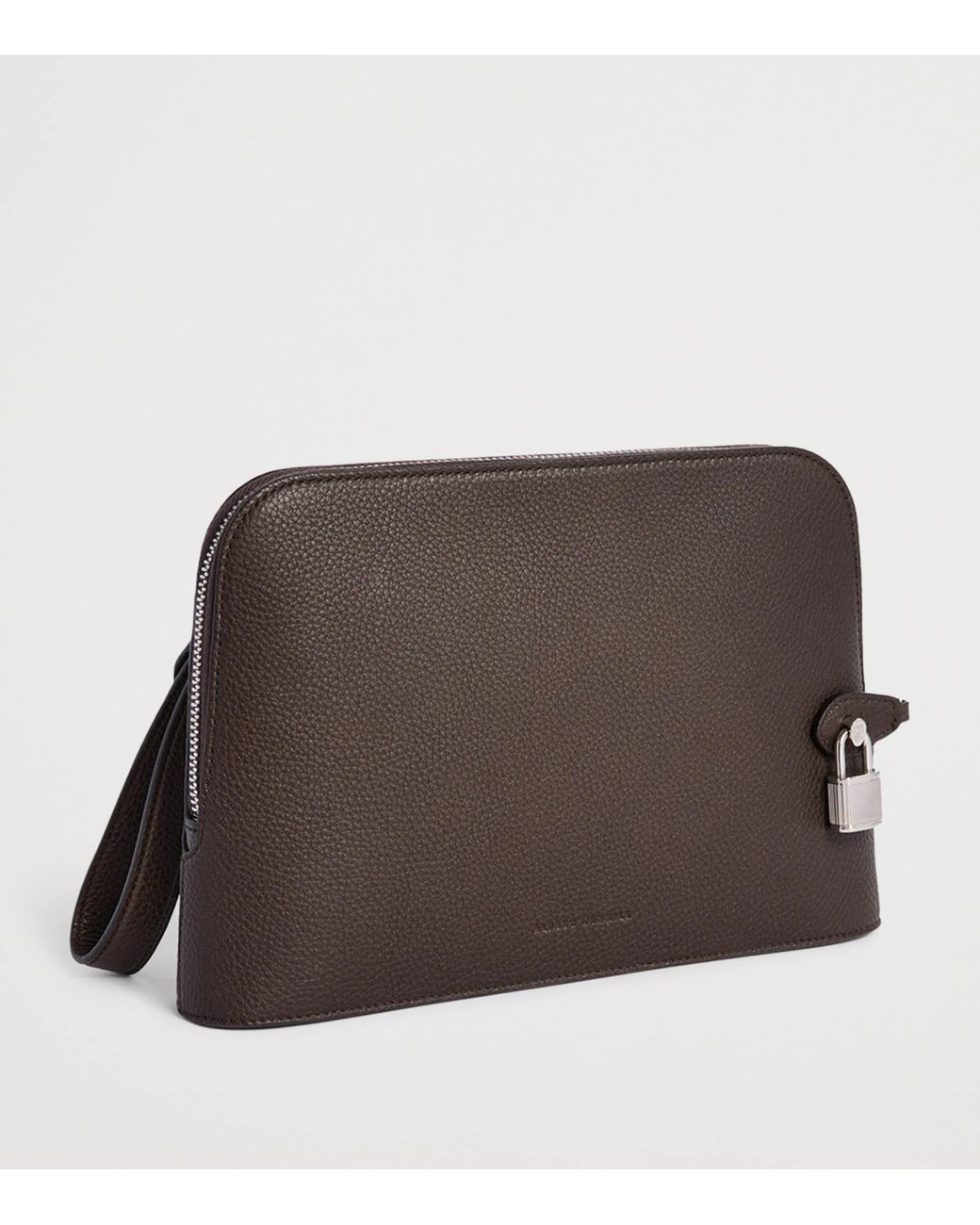Dunhill Brown Leather Bourdon 27 Pouch for men